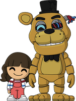 Abby & Golden Freddy