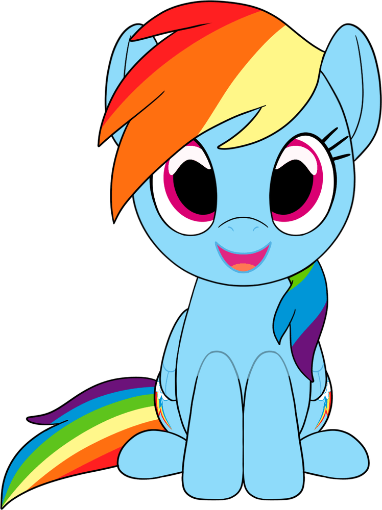 Rainbow Dash Plush (9in)