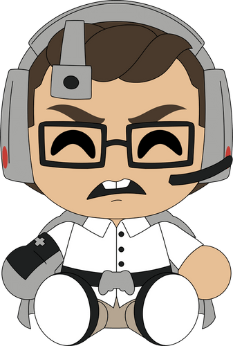 Angry Video Game Nerd Plush (9in)