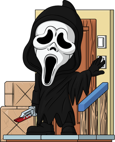 Lights Out Ghost Face