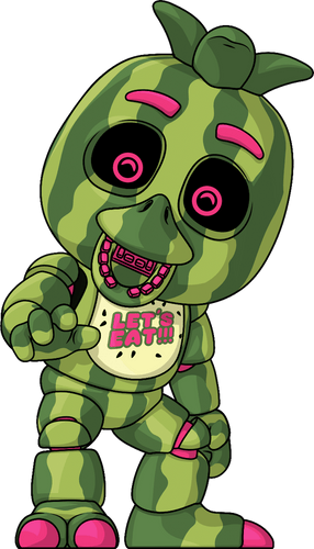 Concept of Watermelon Chica