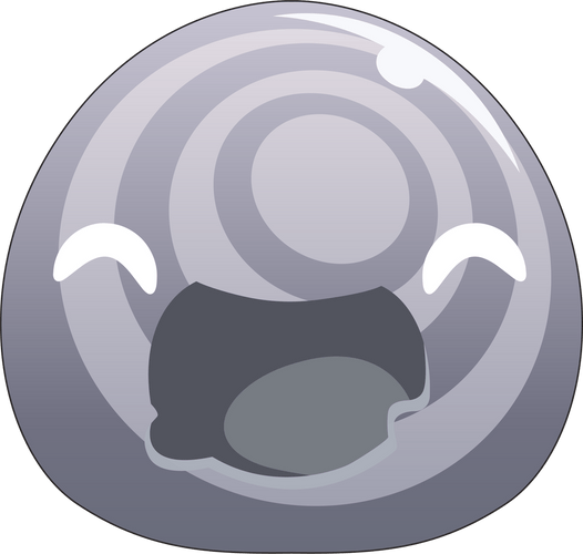 Concept of Quantum Slime Stickie (6in)