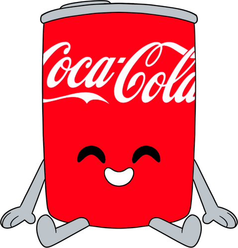 Concept of Coca-Cola Can Plush (9in)
