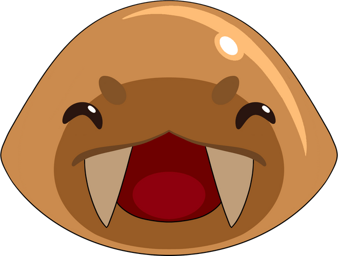 Concept of Saber Slime Stickie (6in)