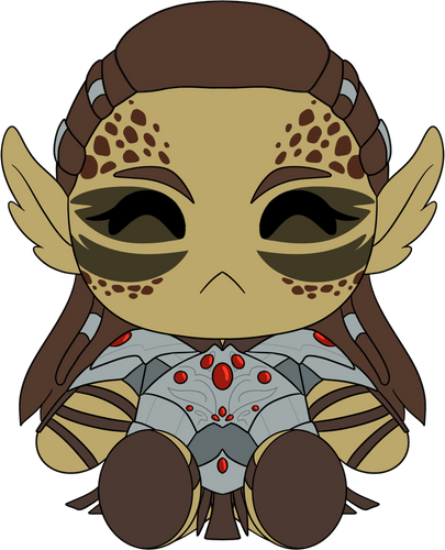 Concept of Lae’zel Plush (9in)