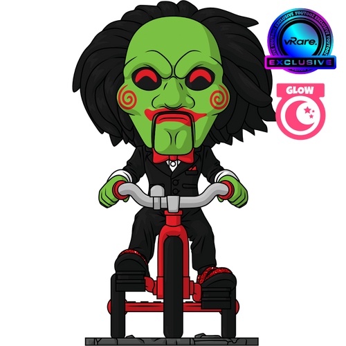 Concept of Glow In The Dark Billy the Puppet