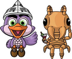 Termite King & Seabill Monitor Buddiez