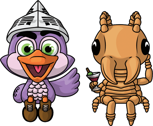 Concept of Termite King & Seabill Monitor Buddiez