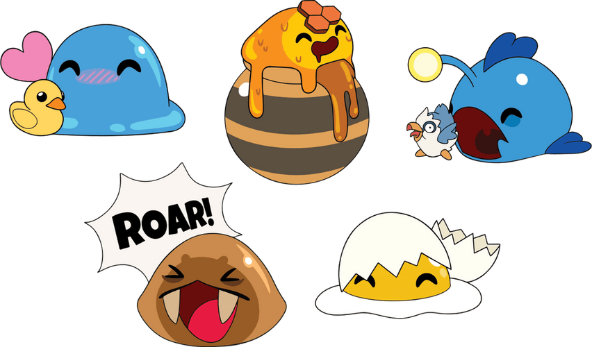 Concept of Slime Rancher Pin Set 2