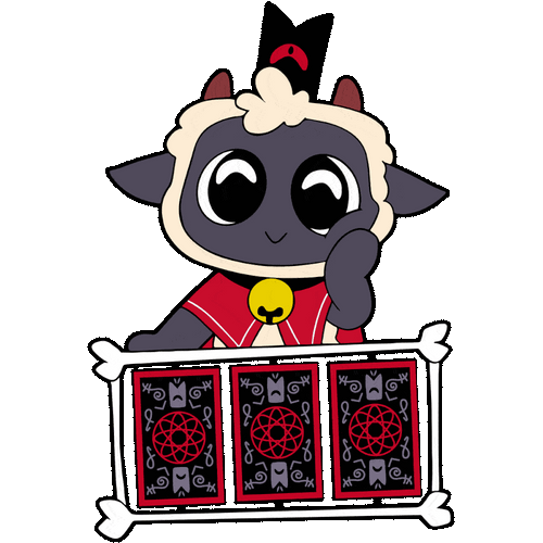 Concept of Tarot Lamb Turner Pin