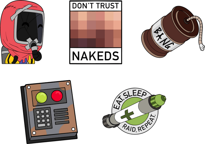 Concept of Rust Pin Set