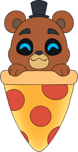 Concept of Freddy Pizza Plush (9in)