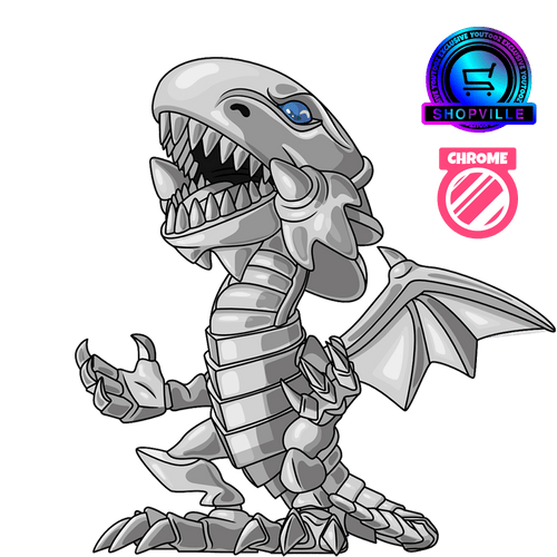 Concept of Blue-Eyes White Dragon (Chrome)
