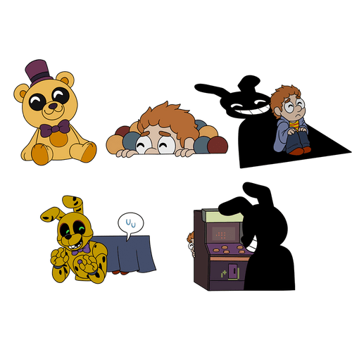 Concept of Into the Pit Pin Set