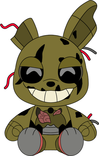 Concept of Springtrap Shoulder Rider (6in)