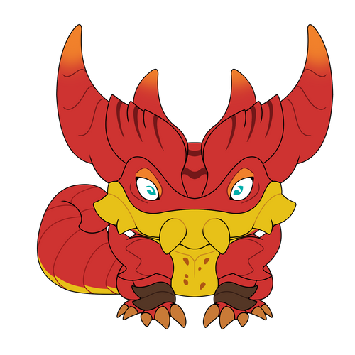 Gilick Plush (9in) Concept Illustration