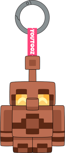 Copper Golem Keychain (5in)