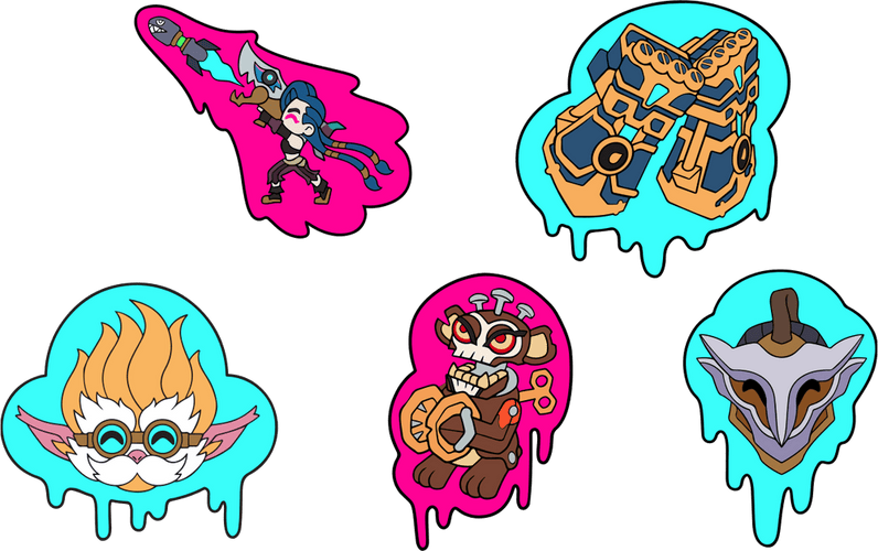 Concept of Arcane Pin Set