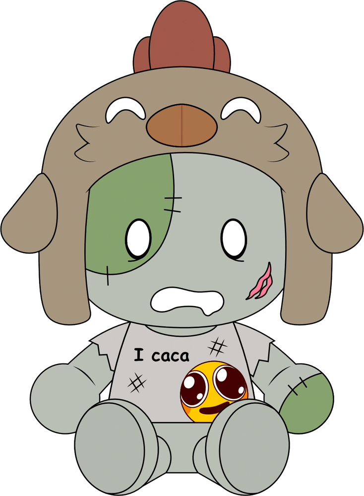 PMdamiann Zombie Plush (9in)