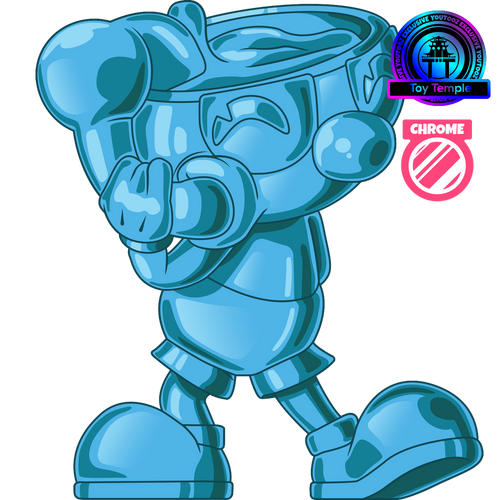 Concept of Blue Chrome Mugman
