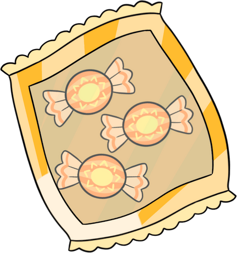 Concept of Sundrop Candy Shaker Pin