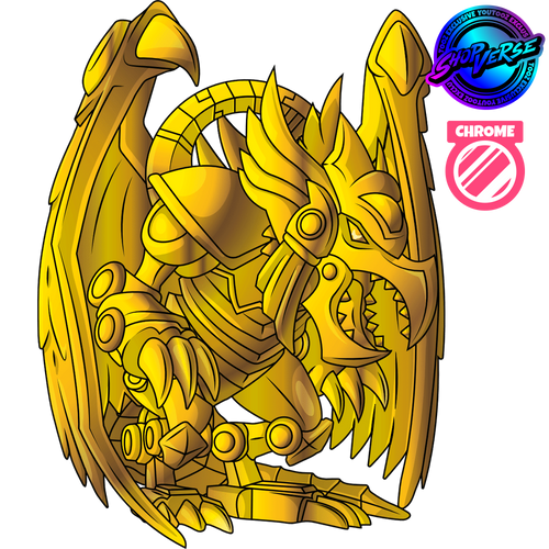 Gold Chrome The Winged Dragon of Ra