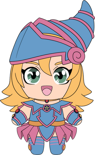 Concept of Dark Magician Girl Plush (9in)