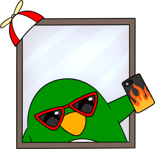 Concept of Isaacwhy Selfie Pin