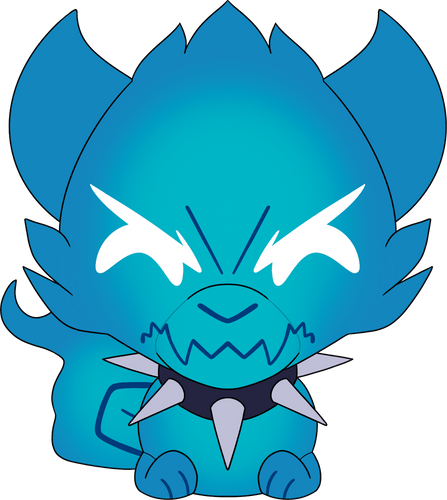 Angry Pyro Pup Plush (1ft)