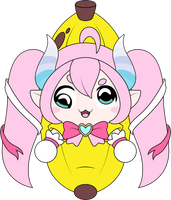 Banana Chibidoki Plush (9in)