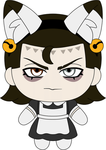 Maid Oli Keychain (5in)