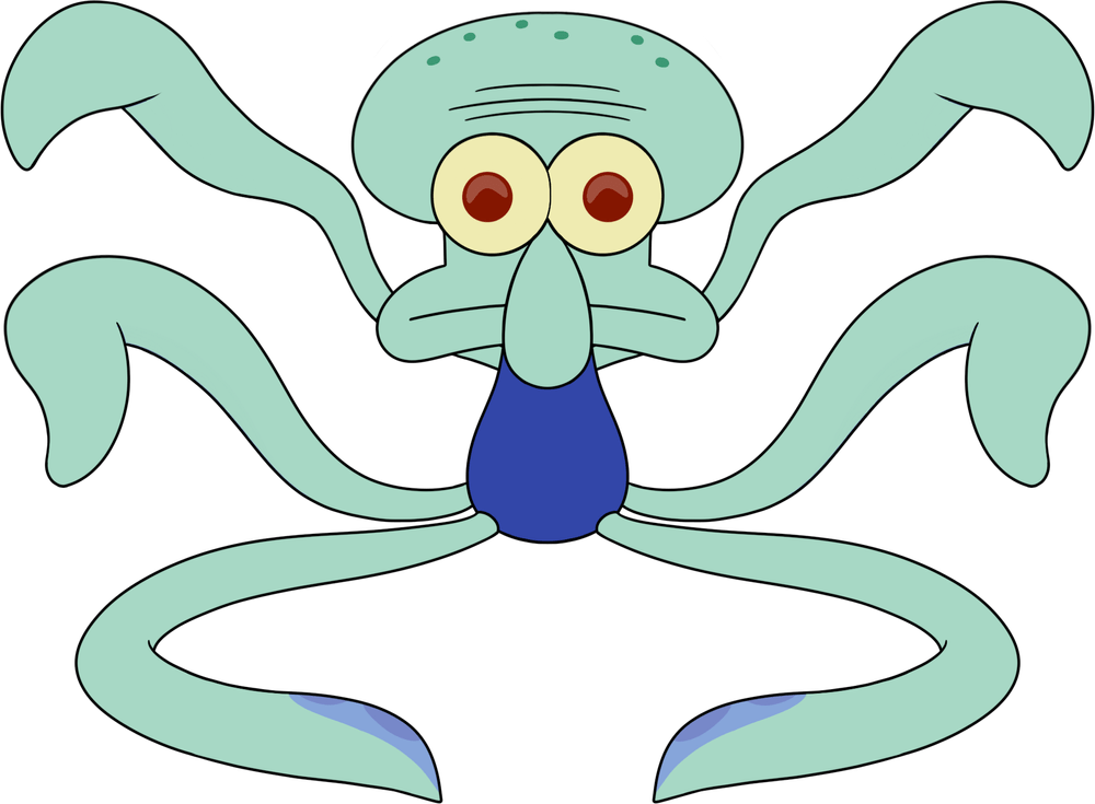 Interpretive Dance Squidward Plush (9in)