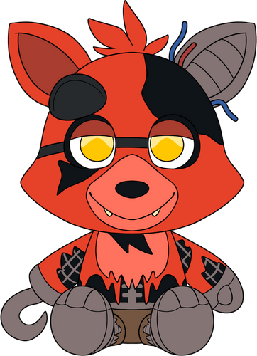 Concept of Withered Foxy Plush (9in)