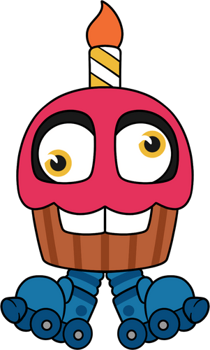 Concept of Party Mr Cupcake Bobble Pin