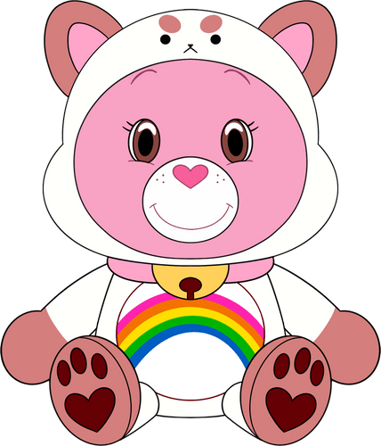 Concept of Puppycat x Cheer Bear Plush (9in)