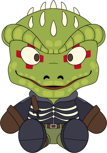 Concept of Caiman Plush (9in)