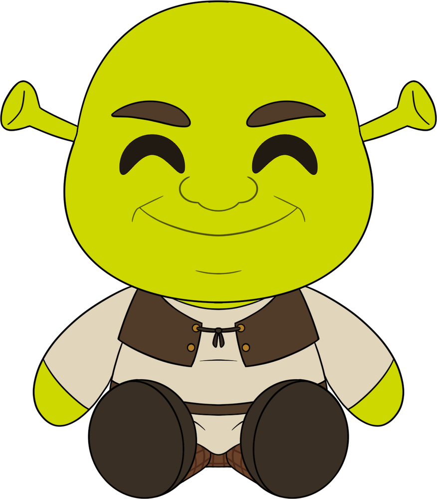 Shrek Sit Plush (9in)