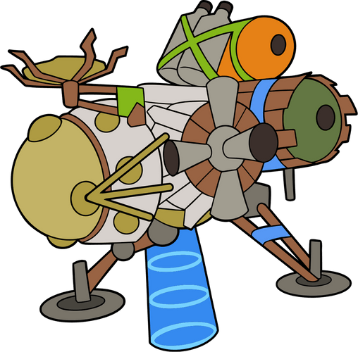 Outer Wilds Ship Bobble Pin