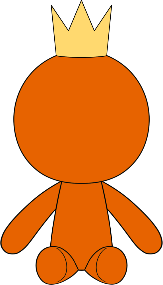King Orange Plush (9in)