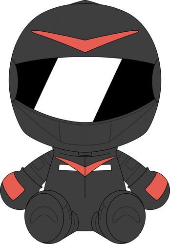 The Motorcyclist Plush (9in)