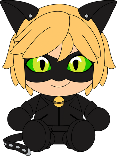 Cat Noir Plush (9in)