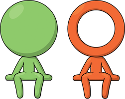 Green & Orange