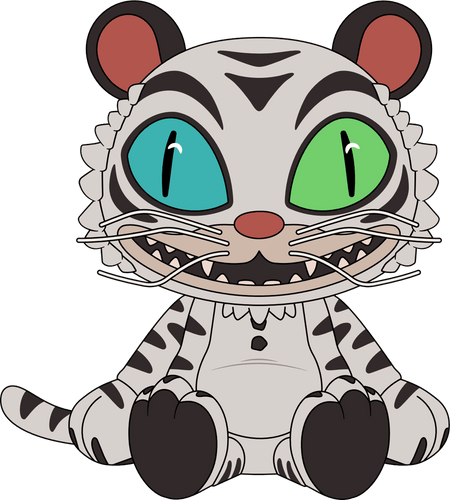 Concept of White Tiger Plush (9in)