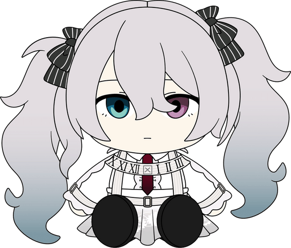 Empty Sekai Hatsune Miku Plush (9in)