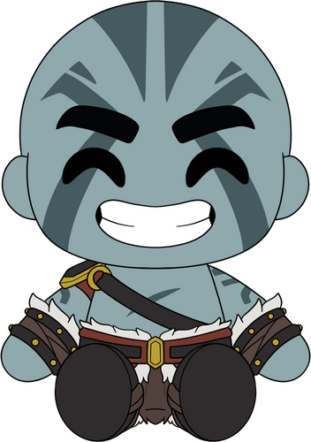 Concept of Grog Strongjaw Plush (9in)