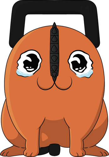 Concept of Pochita Crying