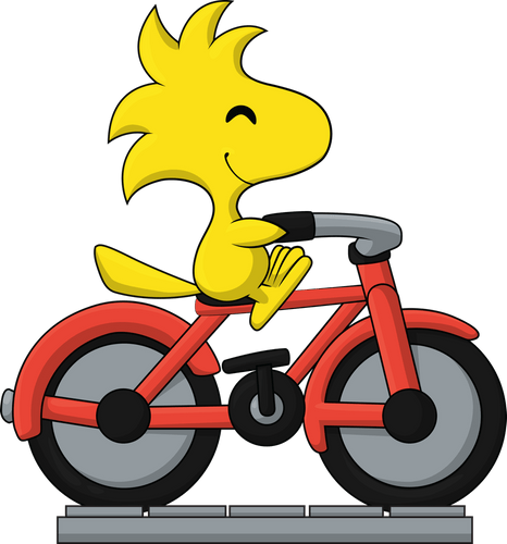 Concept of Woodstock On A Bike