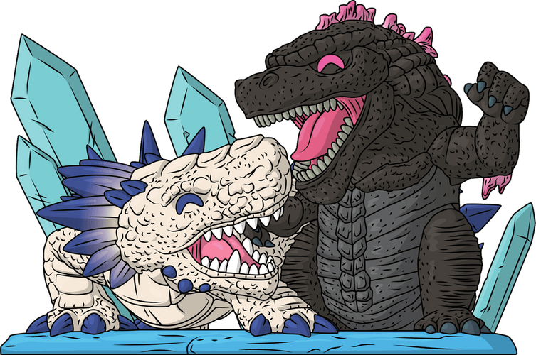 Concept of Godzilla vs Shimo
