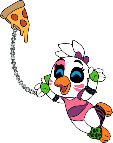 Concept of Glamrock Chica Connected Pin