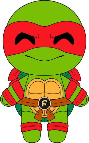 Concept of Chibi Raphael Plush (9in)